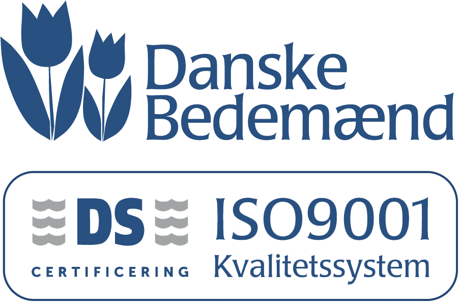 Danske bedemænd iso 9001 certifikat
